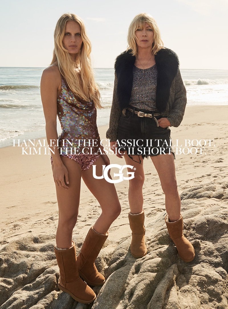 Hanalei Reponty and Kim Gordon for UGG’s fall-winter 2017 campaign