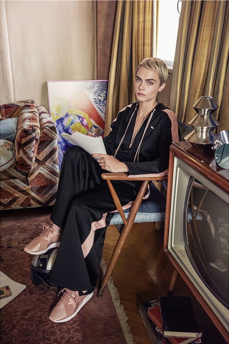 PUMA taps Cara Delevingne for Muse En Pointe sneaker campaign