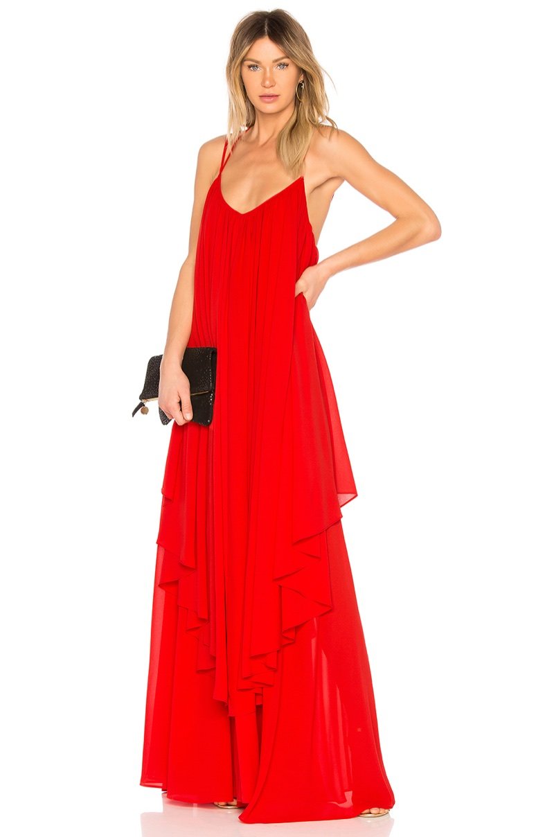 Michael Costello x REVOLVE Maren Gown in Red $328