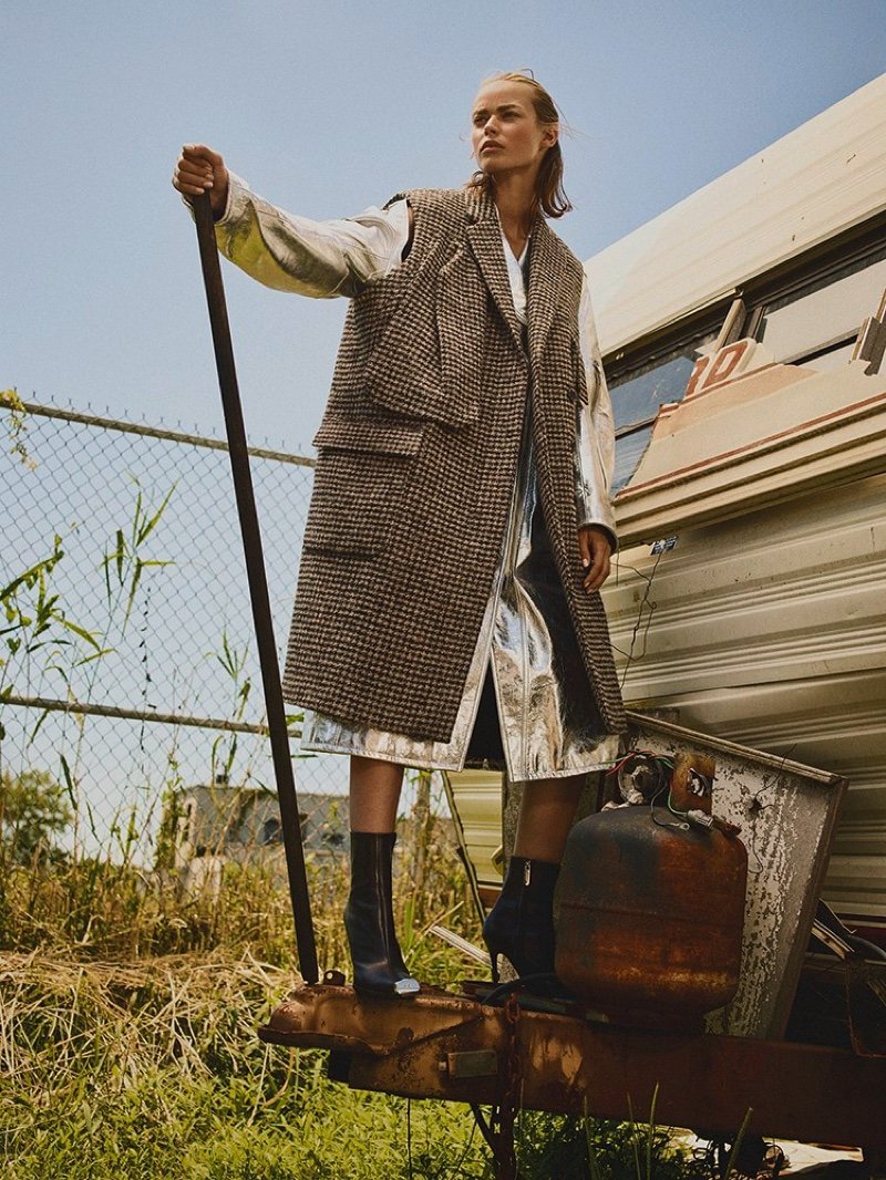 Birgit Kos Layers Up in Net-a-Porter Fall 2018 Campaign