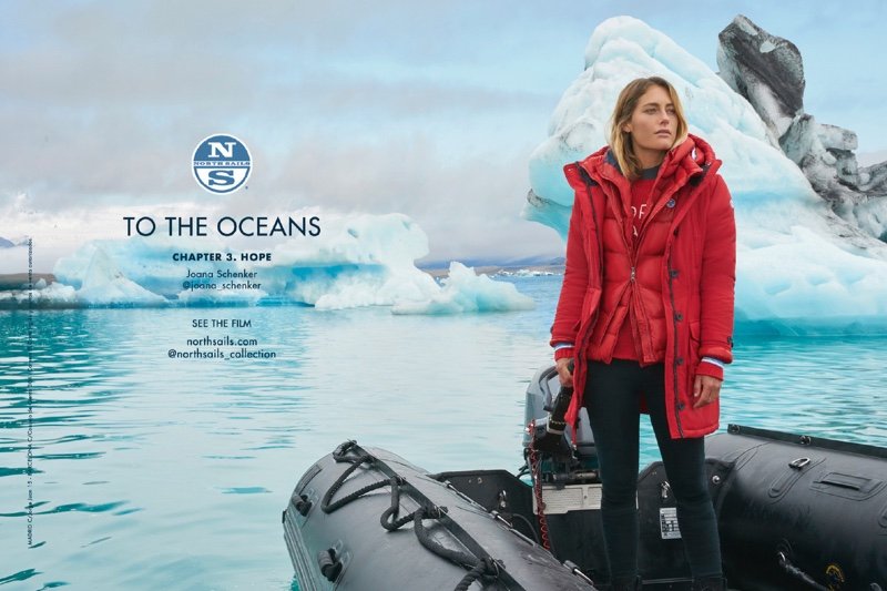 Joana Schenker stars in North Sails Winter 2018 campaign