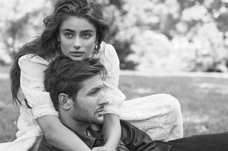 Taylor Hill and Miichael Stephen Shank star in Ralph Lauren Romance fragrance campaign