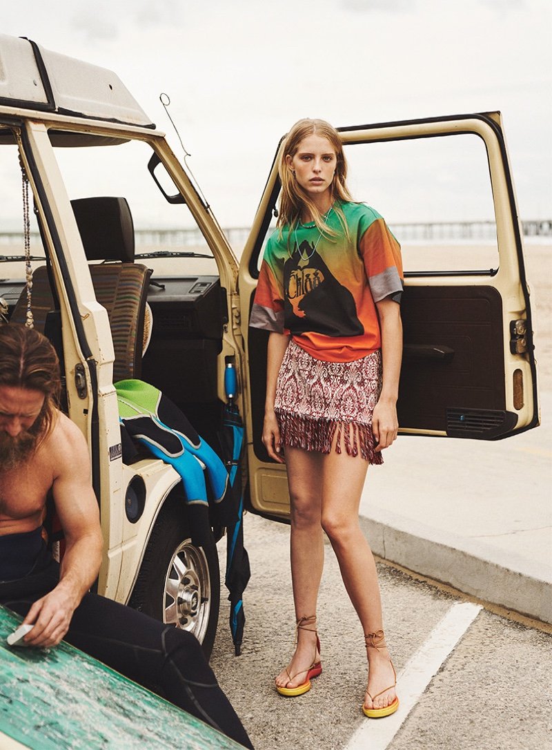 Abby Champion Takes On Surf Trends for Sunday Times Style