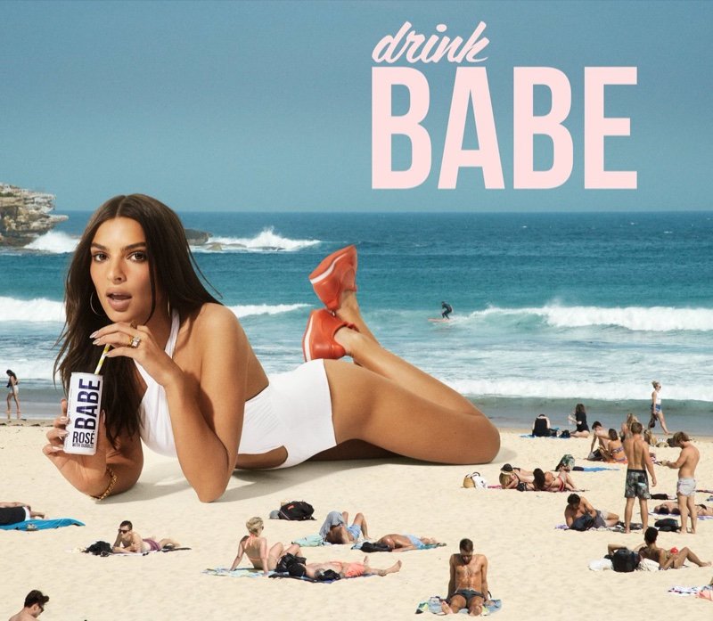 Model Emily Ratajkowski appears in Drink Babe campaign