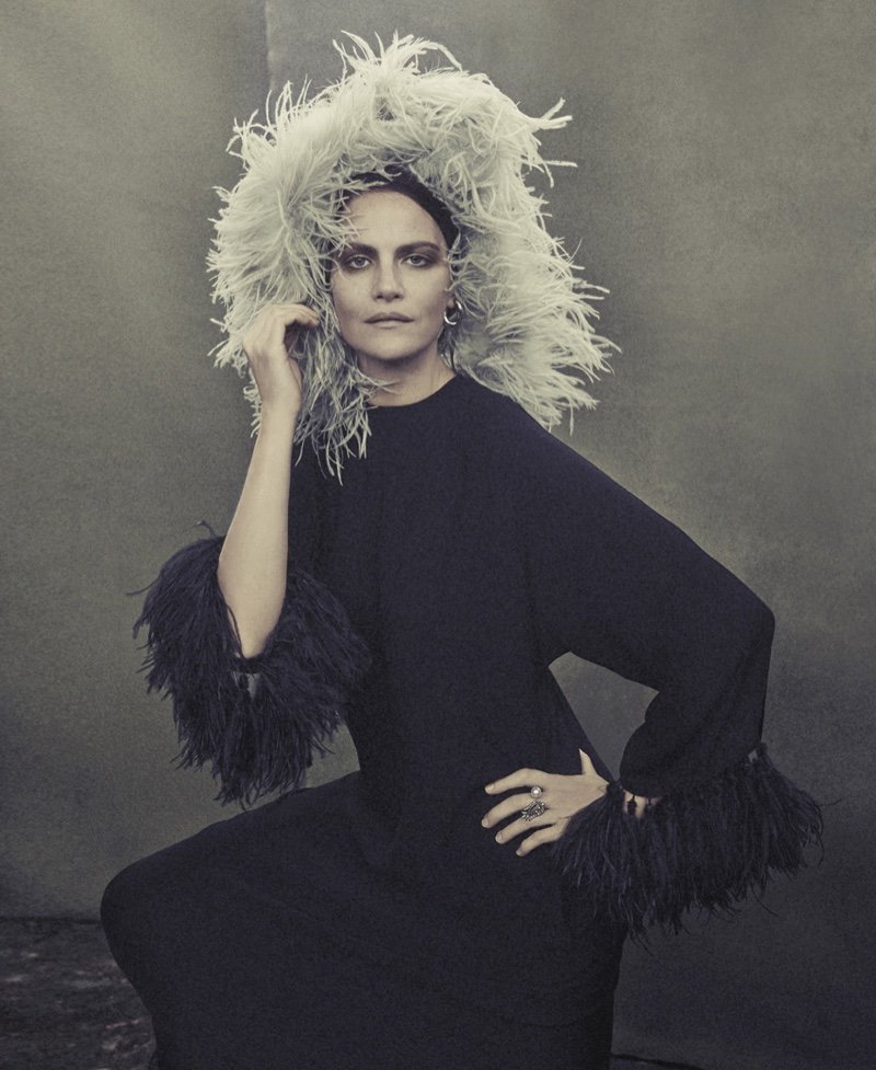 Missy Rayder is In Full Plume for Bal Harbour Cover Story