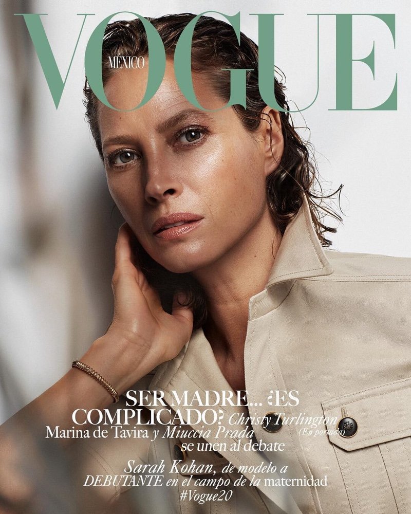 Christy Turlington Wows on Vogue Mexico May Covers (Photos)