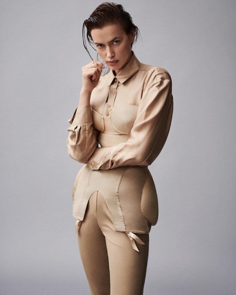Irina Shayk Embraces Chic Neutrals for Vogue Brazil