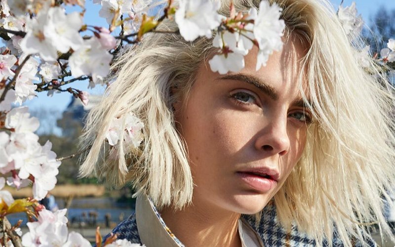 Cara Delevingne Returns for Burberry 'Her Blossom' Fragrance Ad