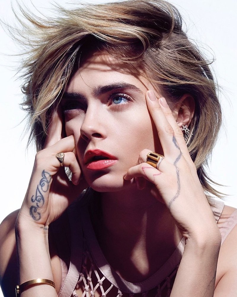 Cara Delevingne Shines in Dior Makeup for Vogue Korea - Chris Kilkus ...