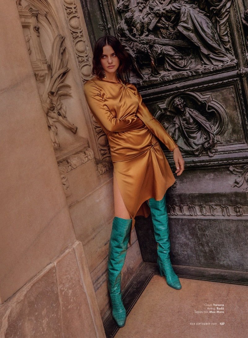 Alejandra Alonso Embraces Milan Fashion for ELLE Indonesia