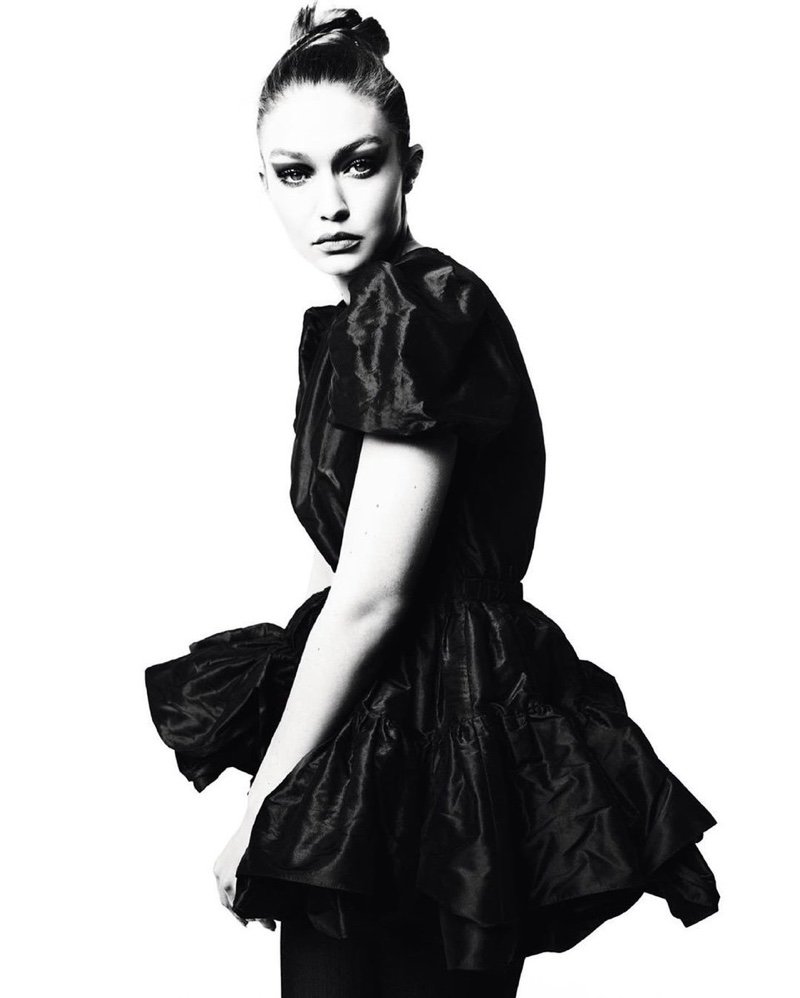 Gigi Hadid Channels Retro Fashion for LOVE Magazine