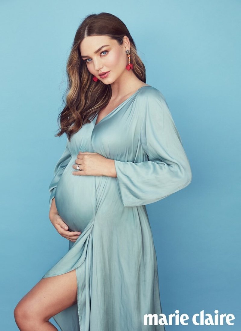 A Pregnant Miranda Kerr Shines for Marie Claire Australia